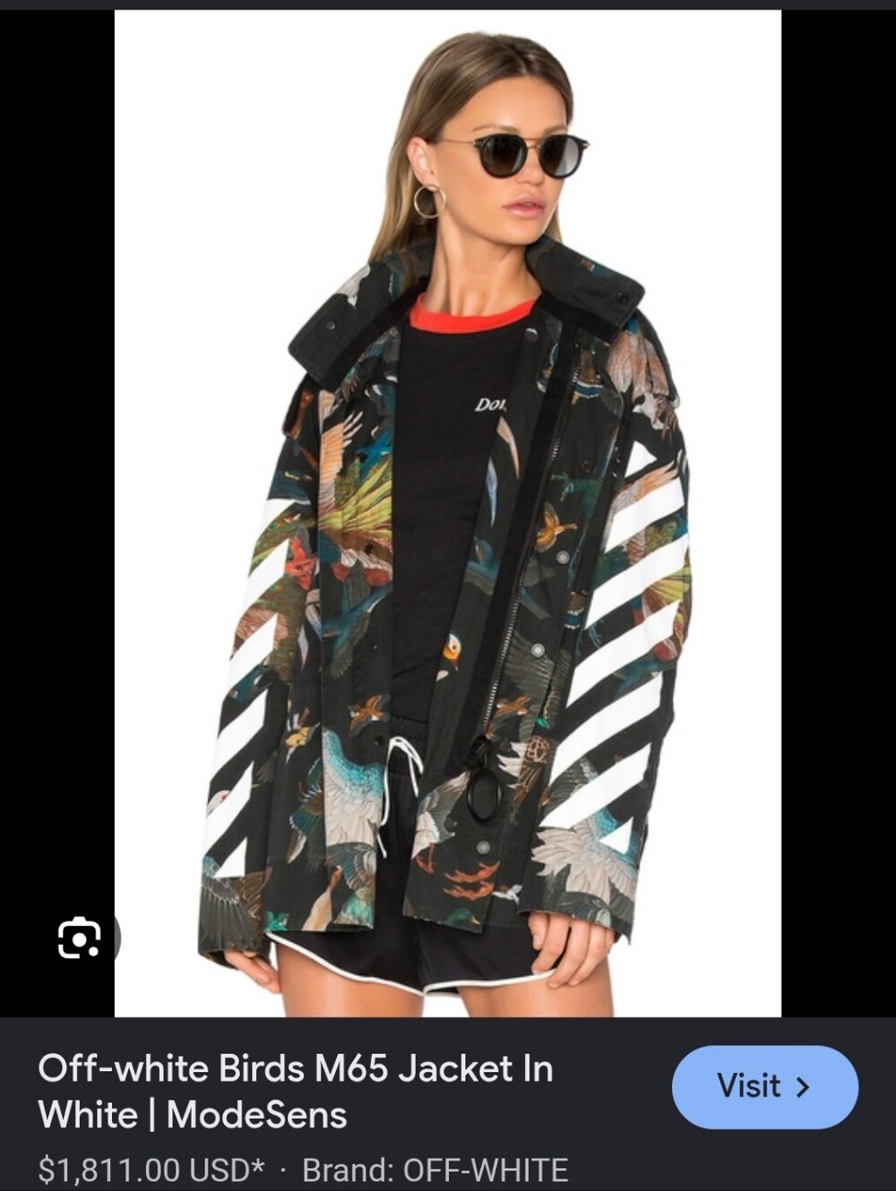 Off White M65 Birds Field Jacket